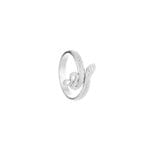 Ring slang zilver