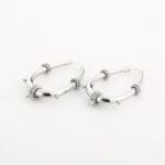 Bali oorbellen zilver - Afbeelding 2