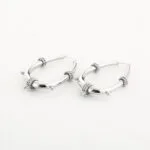 Bali oorbellen zilver - Afbeelding 2