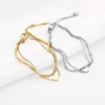 Hartjes armband zilver - Afbeelding 3