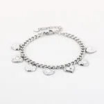 Armband met bedels zilver - Afbeelding 2