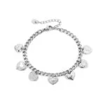Armband met bedels zilver