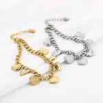 Armband met bedels zilver - Afbeelding 3