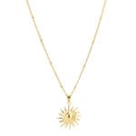 Ketting met zonnetje goud