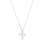 Ketting met kruisje zilver
