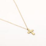 Ketting met kruisje goud - Afbeelding 2