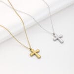 Ketting met kruisje goud - Afbeelding 3