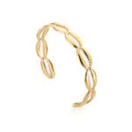 Armband schelpen goud