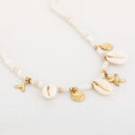 Ketting met schelpjes goud - Afbeelding 2